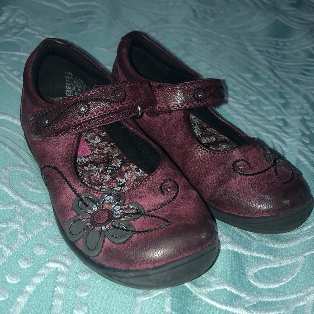 Purple Rusted Look Dress shoes size 10
